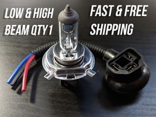 Stock Fit Headlight Bulb & Socket For Honda Civic & CR-V 1992-2014 Low High Beam