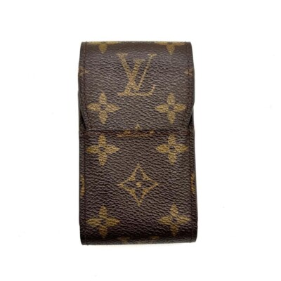 etui cigarette louis vuitton Louis Vuitton Preloved Monogram Cigarette Case Authentic Monogram Canvas Cigarette Case Cigarette Case In Monogram Canvas - Brown