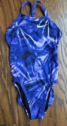 Nike Little Girls Purple Swimsuit Size 6 / 22