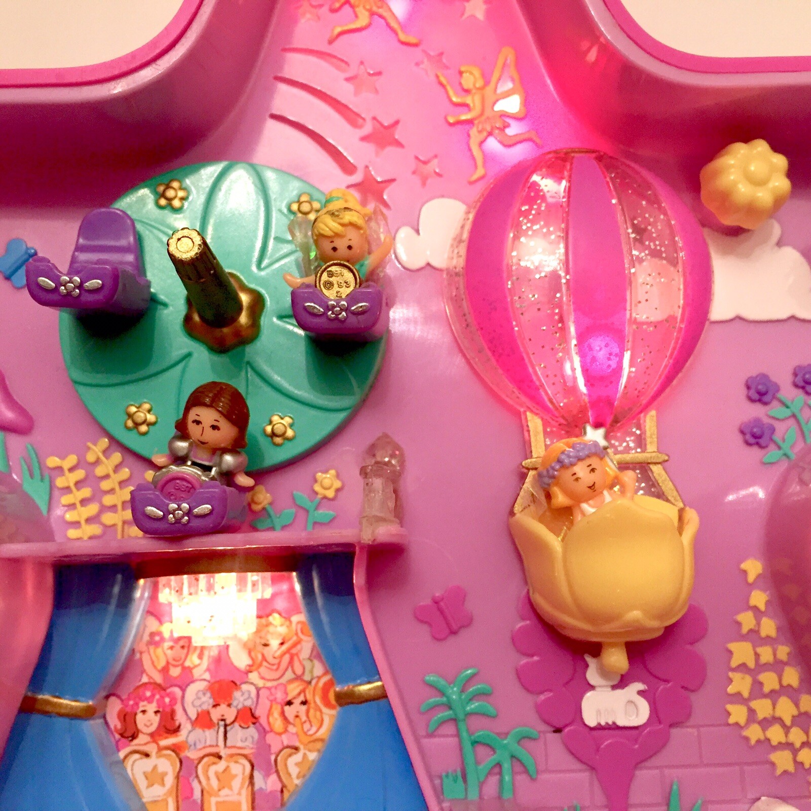 Vintage 90s Polly Pocket 100 Complete Working Light Up Fairy Light