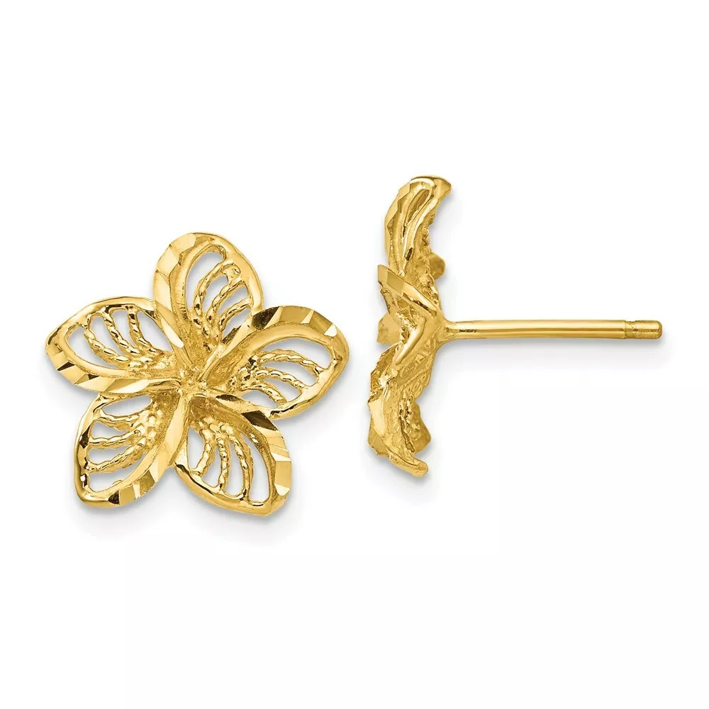 Gold post 2024 stud earrings