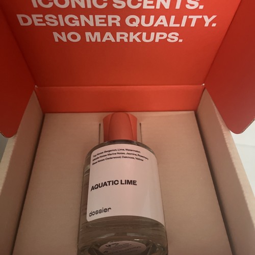 DOSSIER AQUATIC LIME Eau de Toilette 1.7 Oz /50 mL Cologne Spray NEW IN