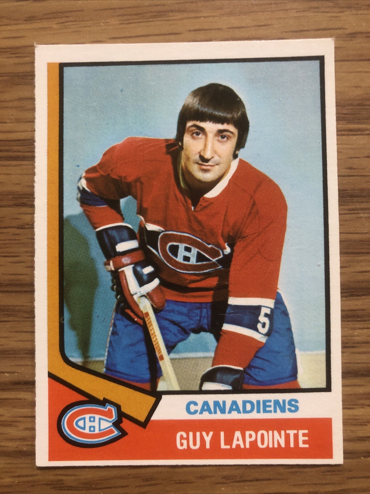 1974-75 OPC O-PEE-CHEE HOCKEY CARD #70 GUY LAPOINTE HOF COMB. SHIP NO RES CB