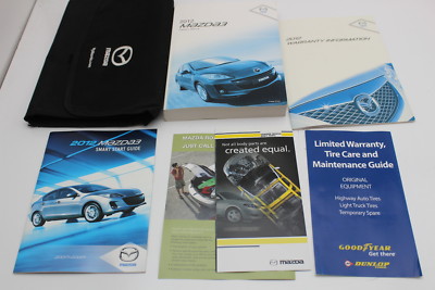 12 Mazda 3 Vehicle Owners Manual Handbook Guide Set | eBay