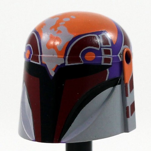 Clone Army Customs MANDALORIAN HELMET for SW Minifigures -Pick Color!- - Afbeelding 27 van 33