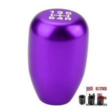 5 Speed Car Gear Shift Knob, Manual Gear Shift Knob Stick Head Shifter Purple