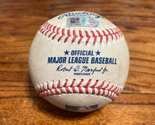 Sheldon Neuse Dodgers Game Used SINGLE Baseball 5/21/2021 vs Giants Wood Hit #23