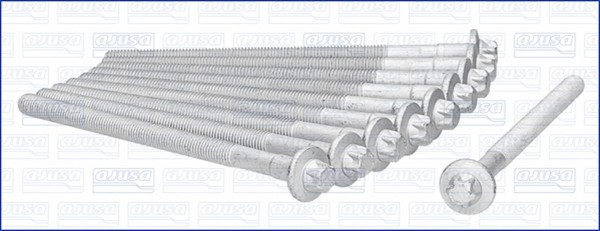 Ajusa Zylinderkopfschraubensatz 81038600 FüR Mercedes S204 Klasse W203 W204 M10-image