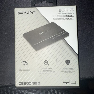 Open Box 500GB SSD PNY CS900 SATA III Solid State Drive SSD7CS900-500-RB