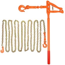 Fence Stretcher Tool with 19.7FT Chain Strainer Wire Tensioner, Capacity 2200...