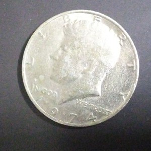 1974 Kennedy Half Dollar 50C US Coin - Circulated, Uncertified