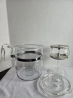 Vintage Pyrex flameware 7759 6-9 cup percolator coffee pot complete
