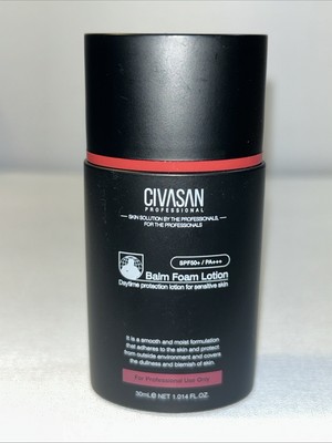 Civasan Balm Foam Lotion SPF 50 +, Daytime Lotion For Sensitive Skin New No Box
