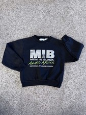 VINTAGE UNIVERSAL STUDIOS MIB PROMO SWEATSHIRT RARE Men In Black Movie Kids S