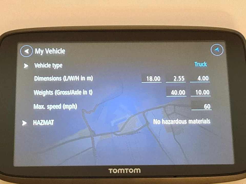 TomTom Professional LKW LKW Hazmat Van 6200 Navi Gratis EU Karten WiFi Bus Reisebus - Bild 3 von 4