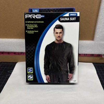 PRO Strength Sauna Suit Unisex L /XL Lightweight Sweat Suit Weight Loss Workout