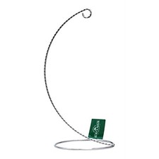 Kurt Adler Twisted Metal Ornament Stand for Ornaments, Silver 8"