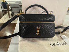 Saint Laurent Gaby Vanity Quilted Leather Bag
