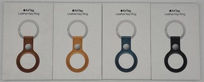 OFFIZIELLER ORIGINAL APPLE AIRTAG LEDER SCHLÜSSELANHÄNGER SCHLÜSSELRING HALTER ORIGINALFARBEN