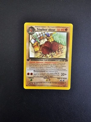 Carte Pokémon Triopikeur Obscur 23/82 Rare Edition 1 Team Rocket Wizards FR - Photo 1/2