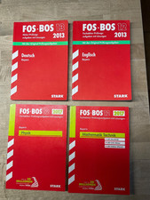 Stark Fachabitur FOS BOS 12 13 Mathematik Physik Deutsch Englisch 2013 + 2017