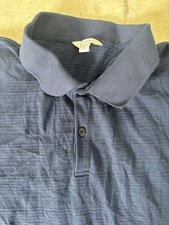 CALVIN KLEIN MEN'S POLO SHIRT NAVY MEDIUM GENTLY USED