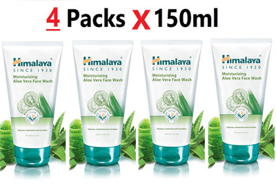 Himalaya Moisturizing Aloe Vera Face Wash - Dry Skin Gentle Cream Cleanser