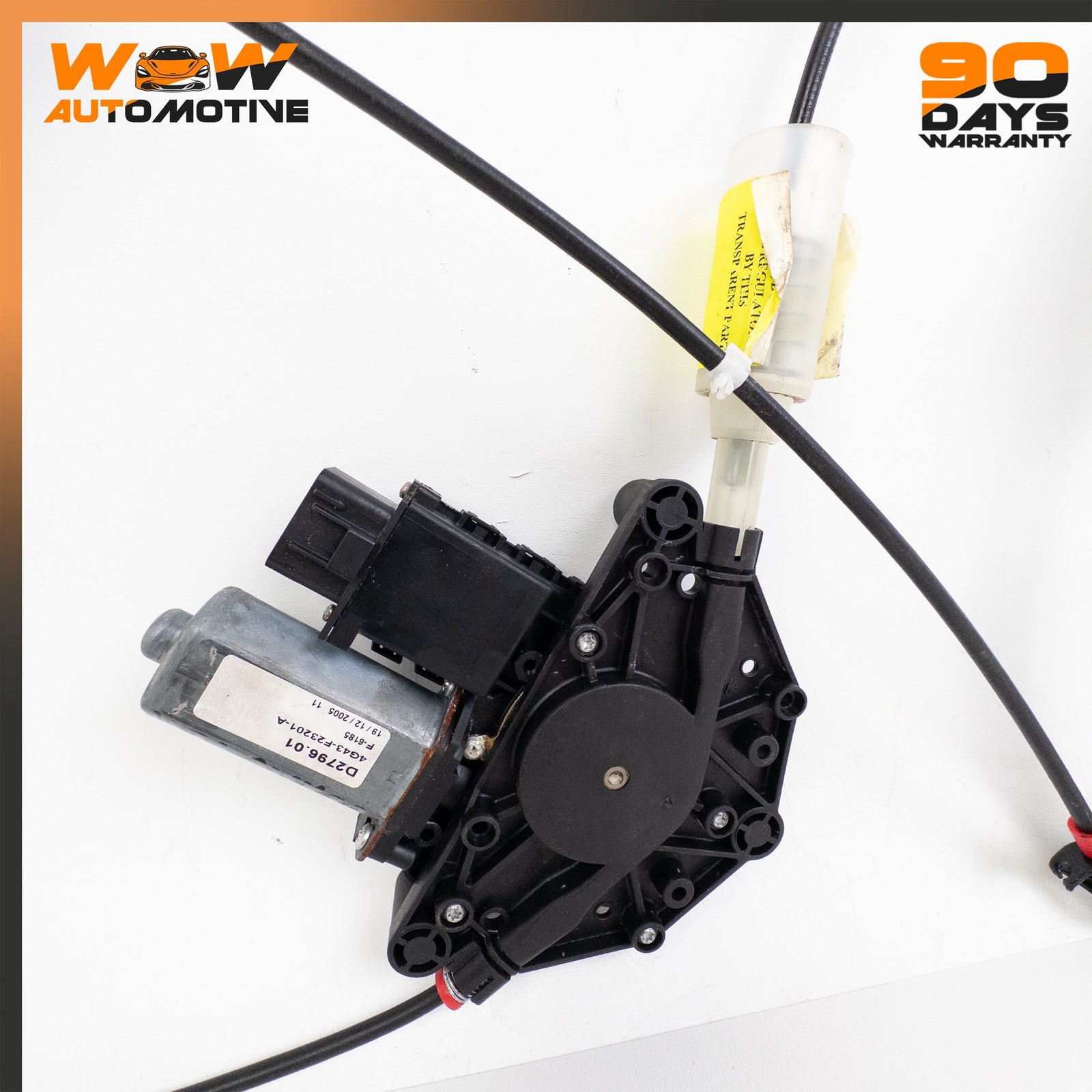 06-16 ASTON MARTIN V8 VANTAGE FRONT LEFT DOOR WINDOW REGULATOR MOTOR ASSEMBLY OE