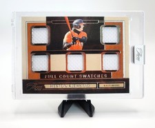 2025 Panini Three and Two Heston Kjerstad Full Count Swatches Jersey /49 Orioles
