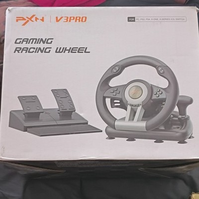 PXN V3PRO Racing Wheel Dual-Motor Feedback for PC PS3 PS4 Xbox One Switch
