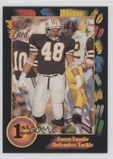 1991 Wild Card Draft Esera Tuaolo #34 Rookie RC y0i. rookie card picture