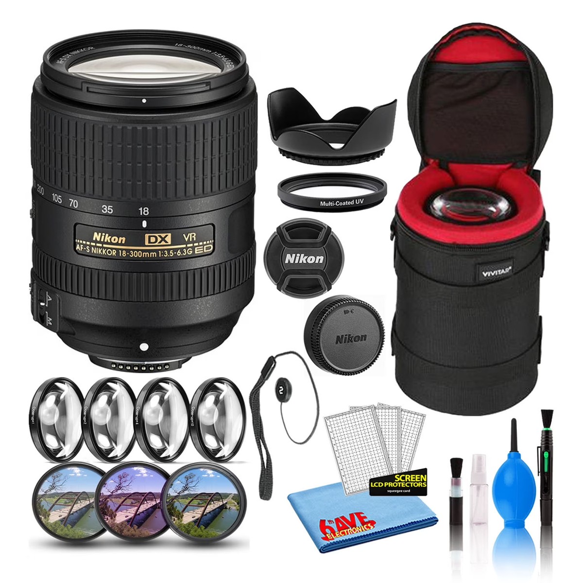 Nikon AF-S DX NIKKOR 18-300mm f/3.5-6.3G ED VR Lens for sale