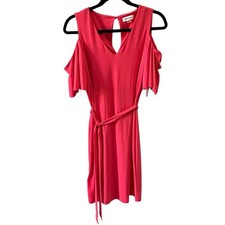 Calvin Klein cold shoulder melon color sheath women’s dress size 2  NWOT boxBA