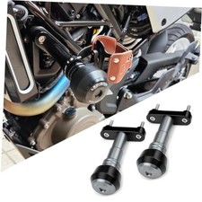 Motorcycle Falling Protection Frame Slider Fairing Guard Anti Crash Pad Gray