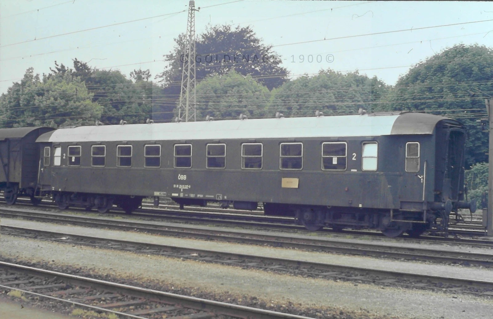 orig DIA ÖBB 2.Kl 5181 29-13 237-0 in Bregenz 08.06.1973 (310530 - Bild 1 von 1