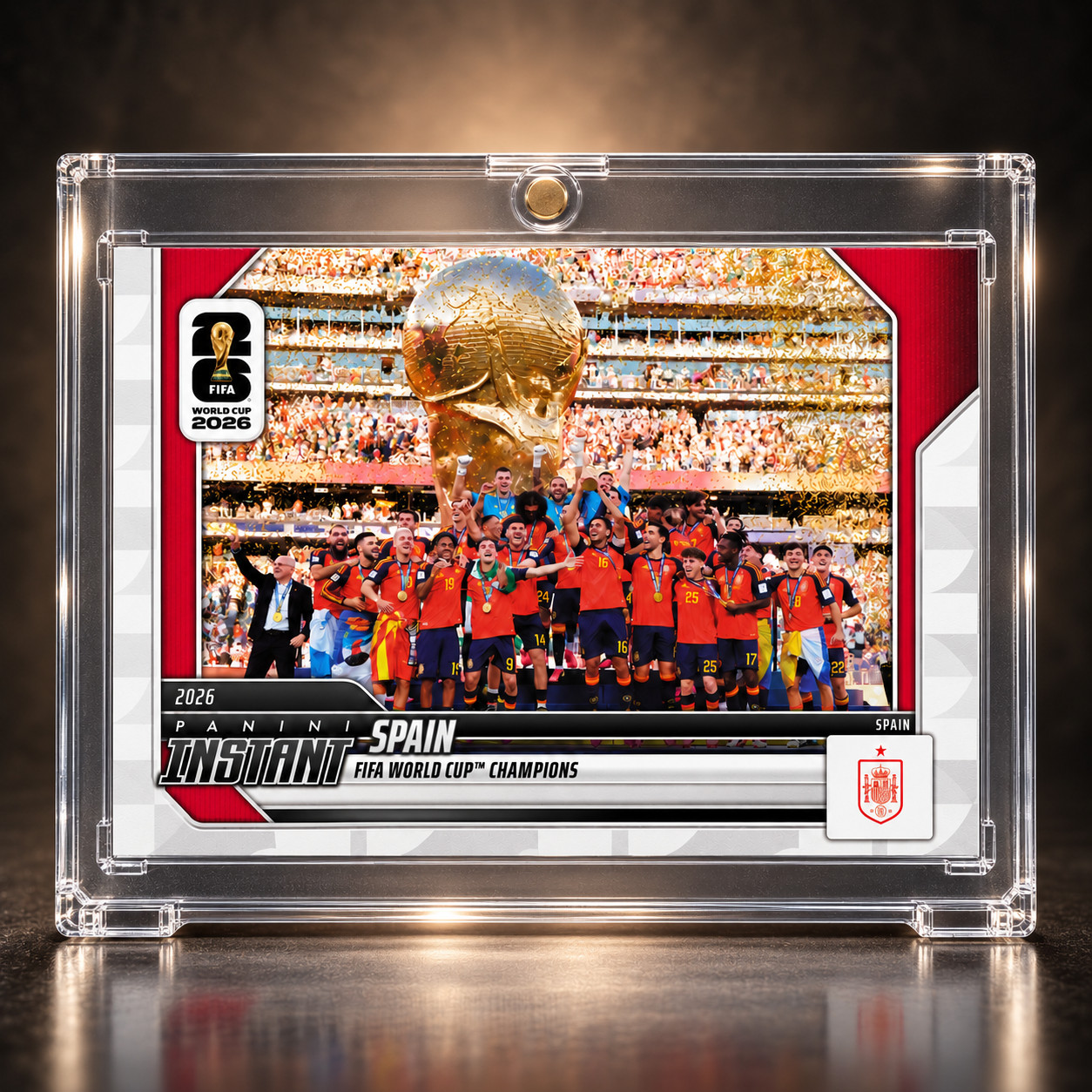 SPAIN TEAM #247 WORLD CUP CHAMPIONS FINAL 2026 PANINI INSTANT FIFA YAMAL ER6