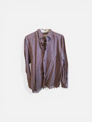 Johnston & Murphy Men's Long Sleeve Button Down Shirt Size Large