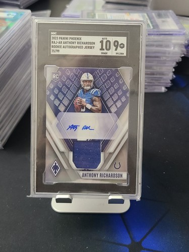 2023 Phoenix Anthony Richardson Rookie Auto Jersey Patch SGC 9 10 AUTO 25/99
