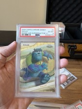 Marketplace image: 2025 Topps Chrome Disney Superfractor 1/1 PSA 6 Sulley James Sullivan Monsters