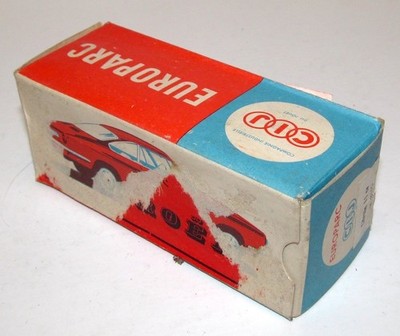 Ungewöhnlicher CIJ Simca Coupe Bertone Original Leerkarton mit Werksaufkleber für Citroen