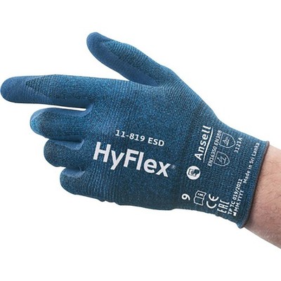 Handschuhe HyFlex 11-819 ESD Gr.11 blau EN 388,EN 16350 PSA II ANSELL