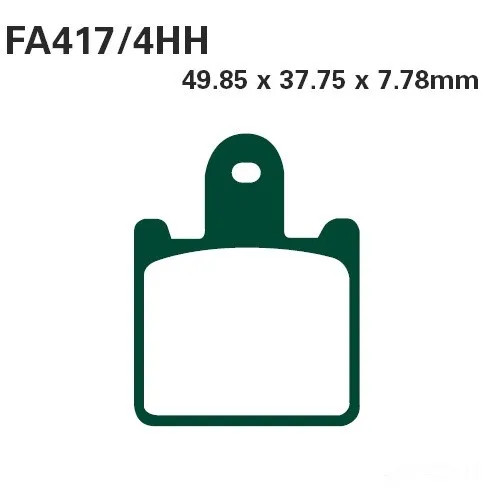 Bremsbelag EBC GPFAX417 4 Vorne FüR Kawasaki ZX-6R 600 R Ninja Bj. 2009-2017-image