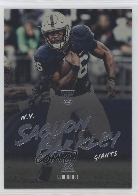 2018 Panini Luminance Rookie Saquon Barkley #191 02wb