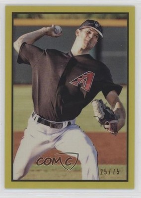 2019 Bowman Heritage Chrome Prospects Yellow Refractor 25/75 Matt Mercer 4z8