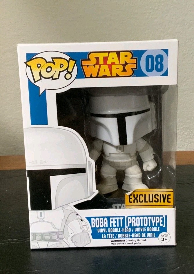 Funko Pop Star Wars 08 Boba Fett Prototype Walgreens Exclusive New In Sealed Box