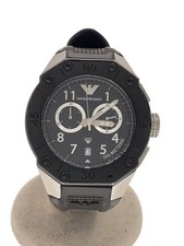 EMPORIO ARMANI Watch Analog Rubber Black Black AR 0665