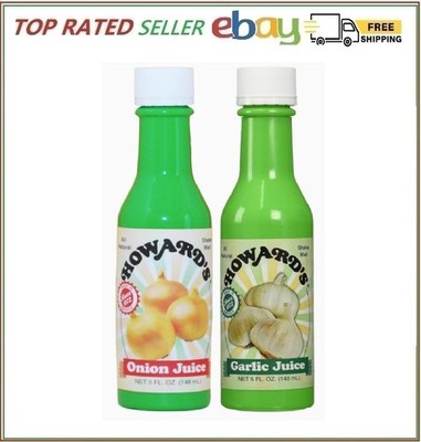 Howards Onion Garlic Juice 10 fl oz - 2-Pack Healthy Flavorful Beverage