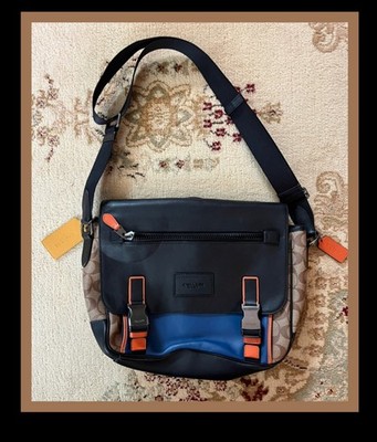 Men s Coach Leather Passenger Bag