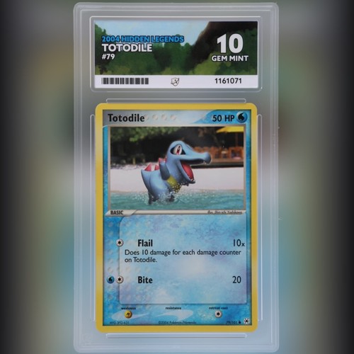 Totodile graded ACE 10 for sale on eBay