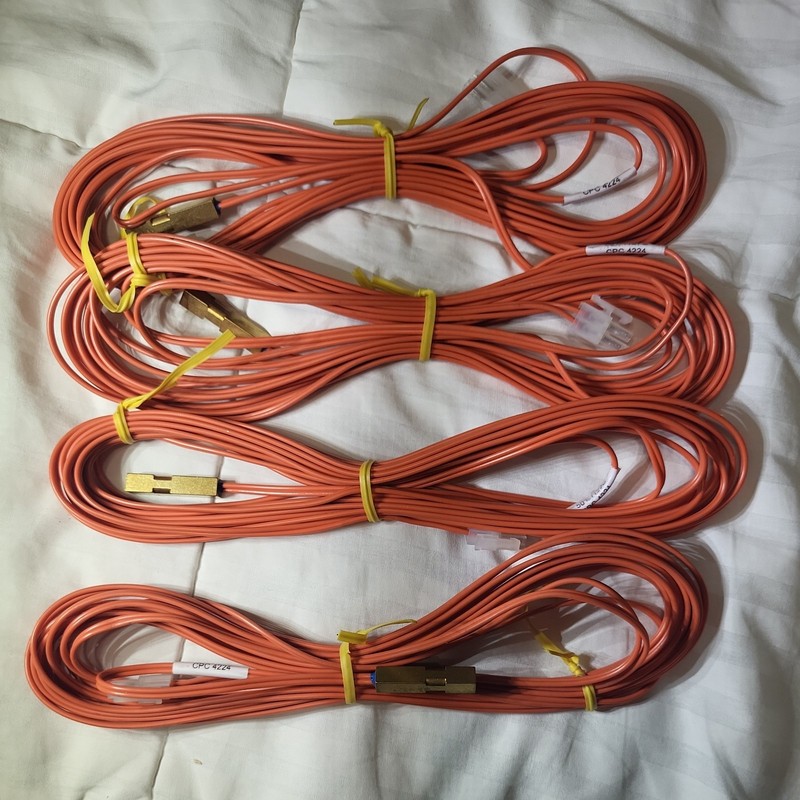 Lot of 4 Copeland/ Emerson/ CPC Orange Defrost Temp Sensor CPC 4224